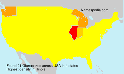 Surname Gianacakos in USA Surname Gianacakos in USA