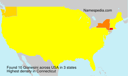 Surname Gianesini in USA Surname Gianesini in USA