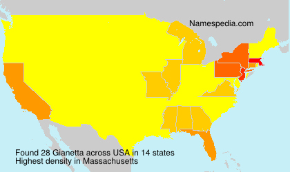 Surname Gianetta in USA Surname Gianetta in USA