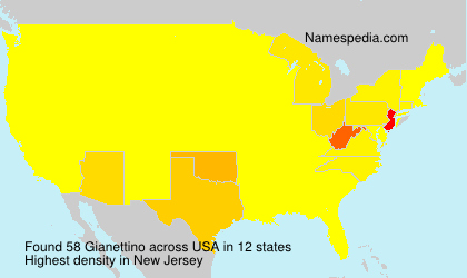 Surname Gianettino in USA Surname Gianettino in USA