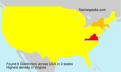 Surname Gianfortoni in USA Surname Gianfortoni in USA