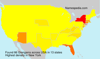 Surname Giangarra in USA Surname Giangarra in USA