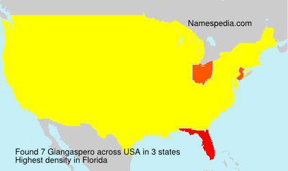 Surname Giangaspero in USA Surname Giangaspero in USA