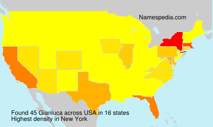 Surname Gianluca in USA Surname Gianluca in USA