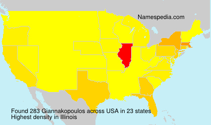 Surname Giannakopoulos in USA Surname Giannakopoulos in USA