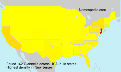 Surname Giannella in USA Surname Giannella in USA