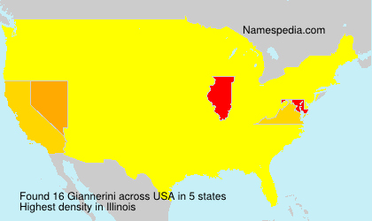 Surname Giannerini in USA Surname Giannerini in USA