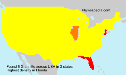Surname Giannitto in USA Surname Giannitto in USA