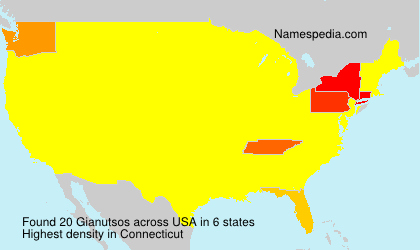 Surname Gianutsos in USA Surname Gianutsos in USA