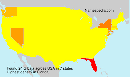 Surname Gibaja in USA Surname Gibaja in USA