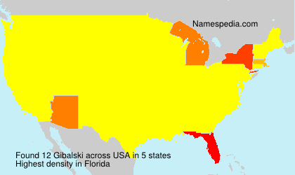 Surname Gibalski in USA Surname Gibalski in USA