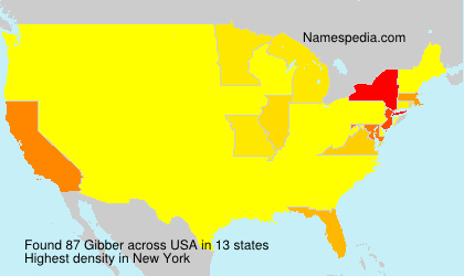 Surname Gibber in USA Surname Gibber in USA