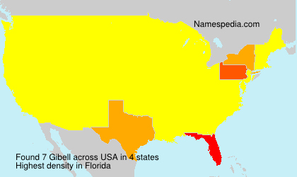 Surname Gibell in USA Surname Gibell in USA