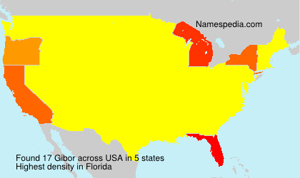 Surname Gibor in USA Surname Gibor in USA