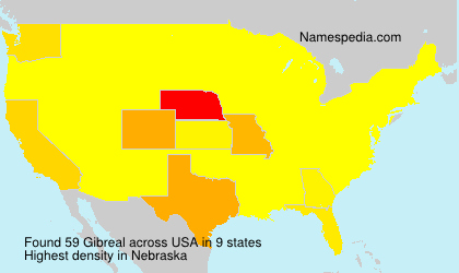Surname Gibreal in USA Surname Gibreal in USA