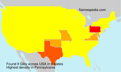 Surname Giby in USA Surname Giby in USA