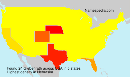 Surname Giebenrath in USA Surname Giebenrath in USA