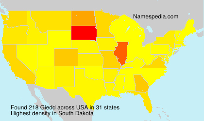 Surname Giedd in USA Surname Giedd in USA
