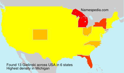 Surname Gielinski in USA Surname Gielinski in USA