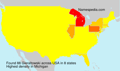 Surname Gieraltowski in USA Surname Gieraltowski in USA