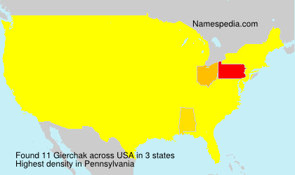Surname Gierchak in USA Surname Gierchak in USA