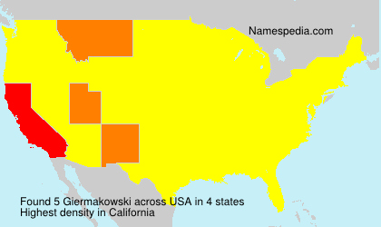 Surname Giermakowski in USA Surname Giermakowski in USA
