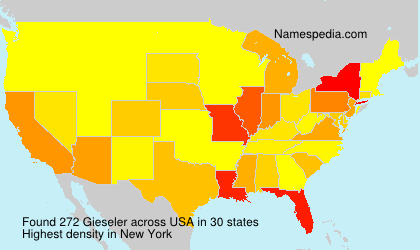 Surname Gieseler in USA Surname Gieseler in USA