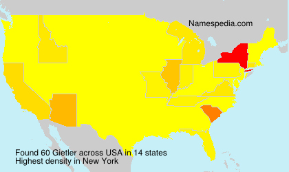 Surname Gietler in USA Surname Gietler in USA