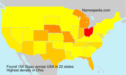 Surname Gigax in USA Surname Gigax in USA