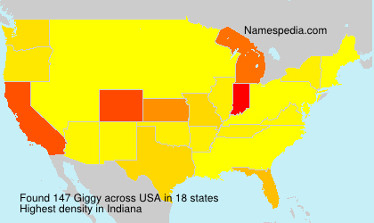 Surname Giggy in USA Surname Giggy in USA