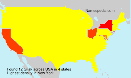 Surname Gilak in USA