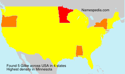 Surname Gilbe in USA Surname Gilbe in USA