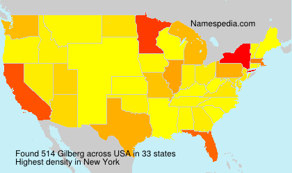 Surname Gilberg in USA Surname Gilberg in USA