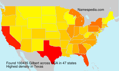 Surname Gilbert in USA Surname Gilbert in USA