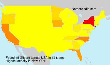 Surname Gildard in USA Surname Gildard in USA