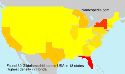 Surname Gildelamadrid in USA Surname Gildelamadrid in USA