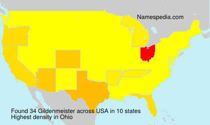 Surname Gildenmeister in USA Surname Gildenmeister in USA