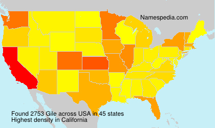 Surname Gile in USA Surname Gile in USA