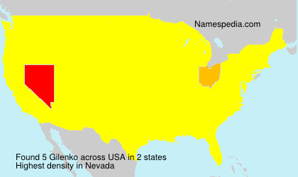 Surname Gilenko in USA Surname Gilenko in USA