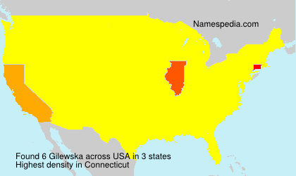Surname Gilewska in USA Surname Gilewska in USA