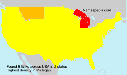 Surname Gilko in USA Surname Gilko in USA