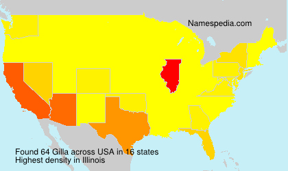 Surname Gilla in USA Surname Gilla in USA
