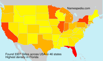 Surname Gilles in USA Surname Gilles in USA
