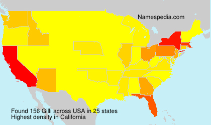 Surname Gilli in USA Surname Gilli in USA