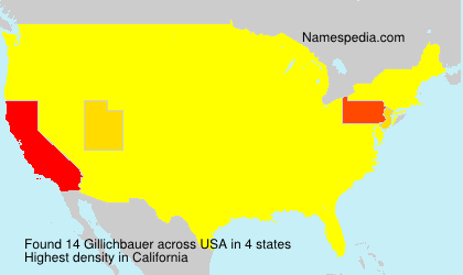 Surname Gillichbauer in USA Surname Gillichbauer in USA