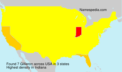 Surname Gillieron in USA Surname Gillieron in USA