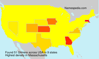 Surname Gilmere in USA Surname Gilmere in USA