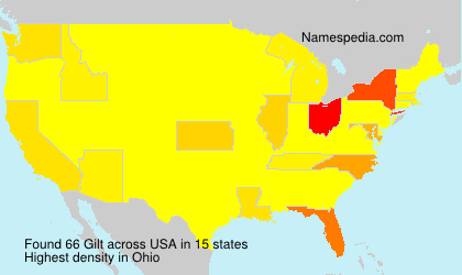 Surname Gilt in USA Surname Gilt in USA