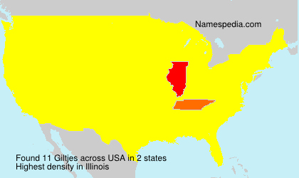 Surname Giltjes in USA Surname Giltjes in USA