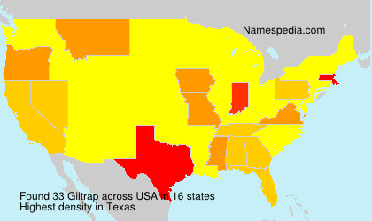 Surname Giltrap in USA Surname Giltrap in USA